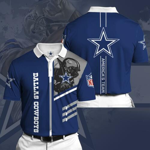 Dallas Cowboys Sports American Football Nfl Polo Shirt Shirt All Over Print Shirt 3d T-shirt