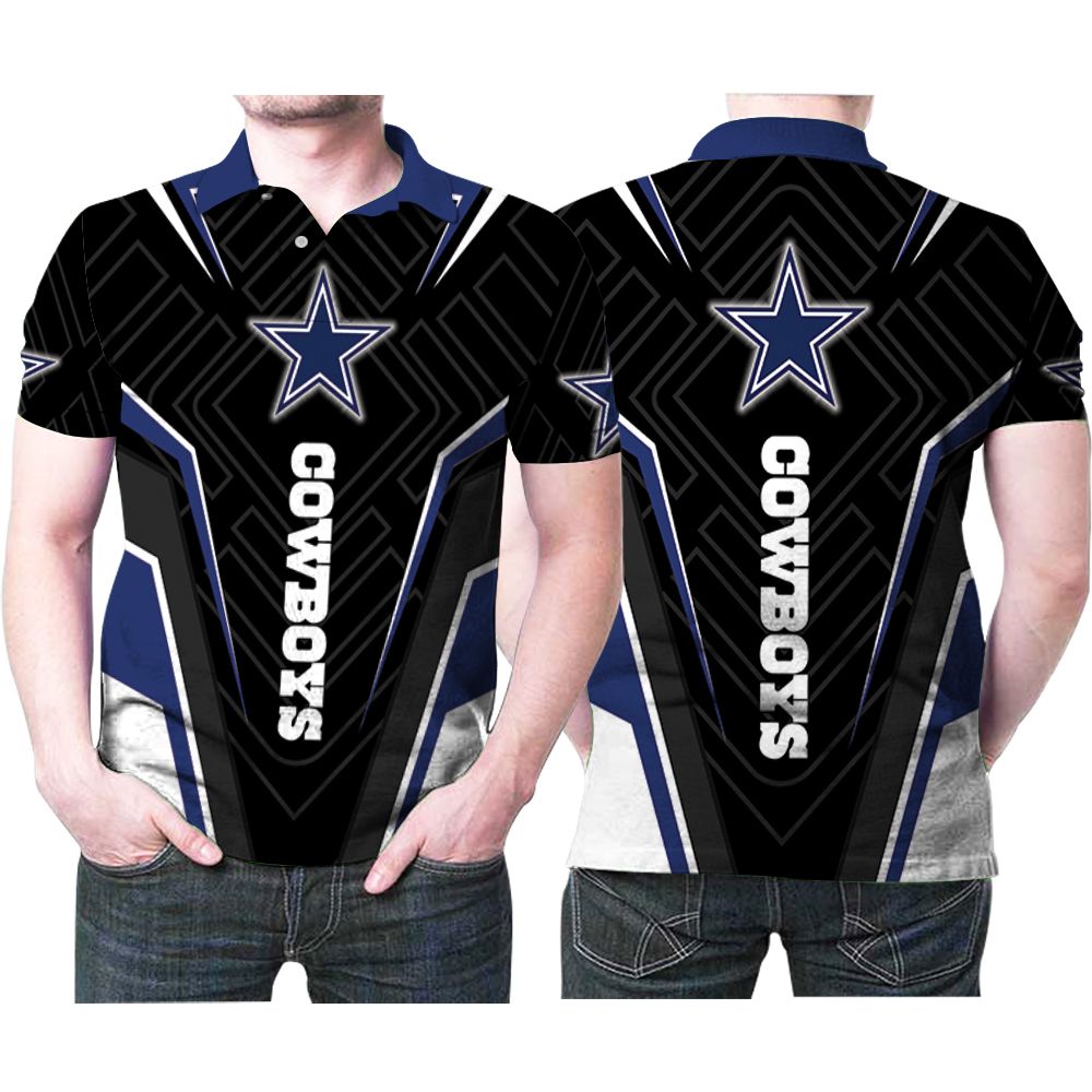 Dallas Cowboys Star Pattern Legend Team 3d Printed Gift For Dallas Cowboys Fan Polo Shirt All Over Print Shirt 3d T-shirt
