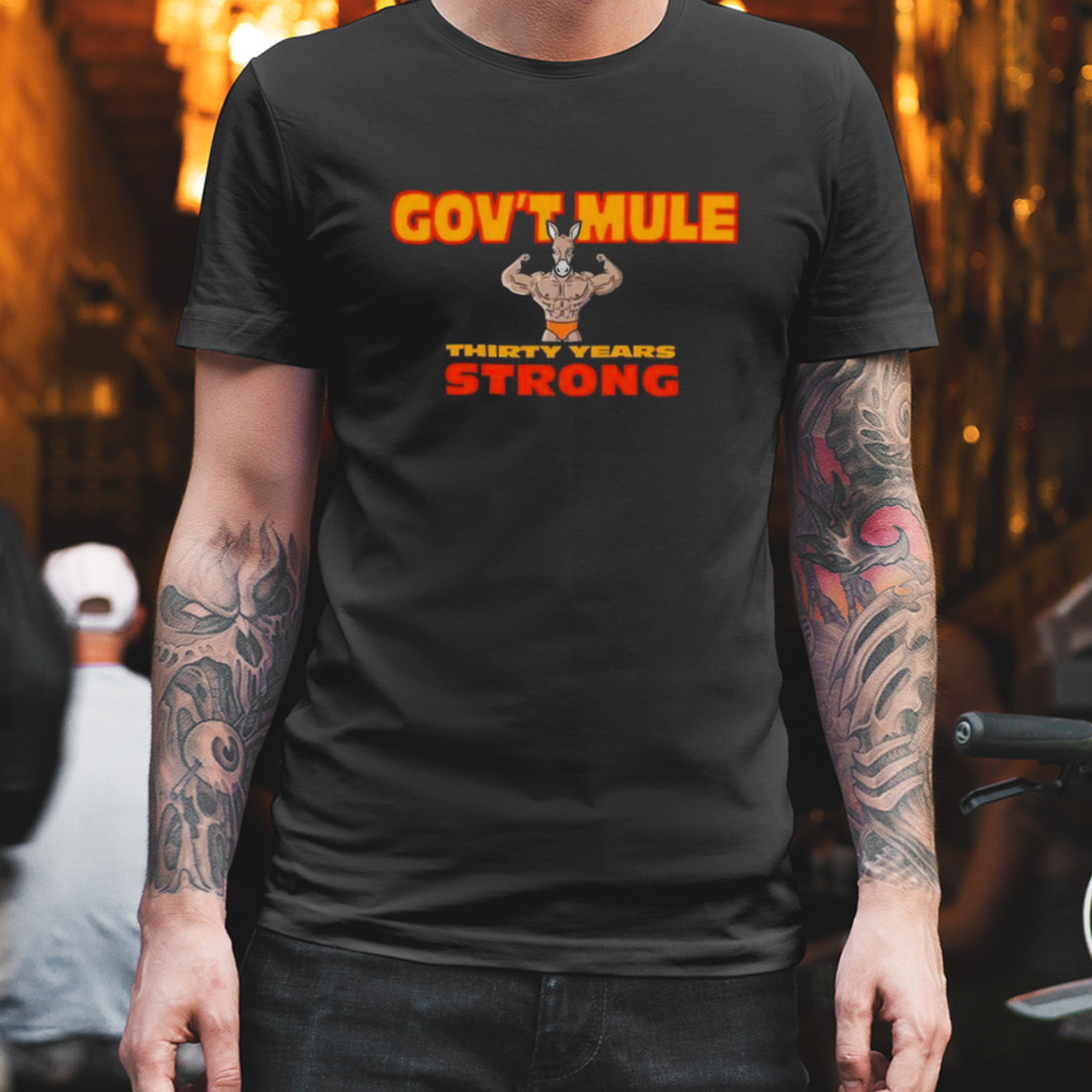 Government Mule 30 Years Strong Tour 2024 Performance Schedule T-shirt