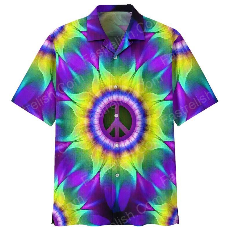 Hippie Colorful Hawaiian Shirts HW4626