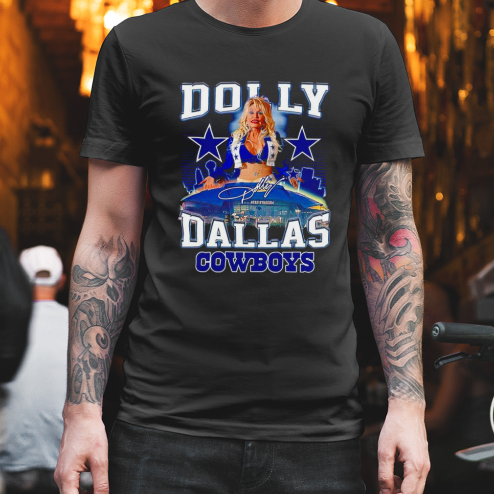 Dolly Parton Dallas Cowboys AT&T stadium shirt