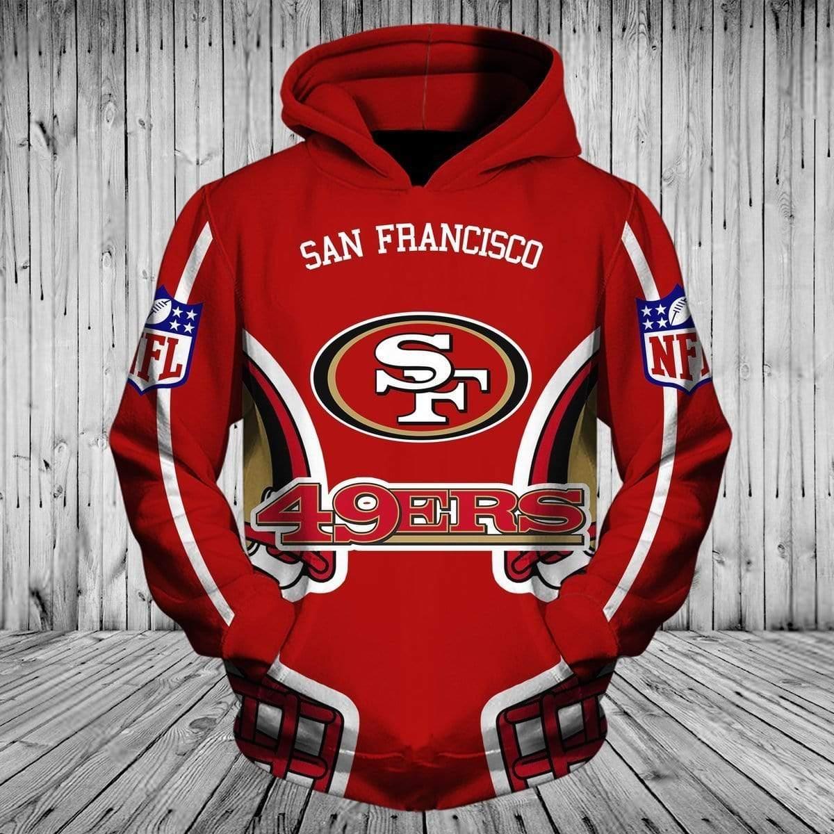 San Francisco 49ers 3D Printed HoodieZipper Hoodie