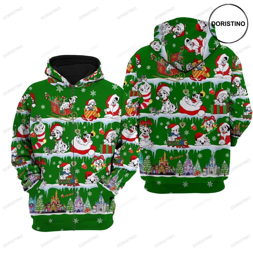 101 Dalmatians Christmas Limited Edition 3d Hoodie