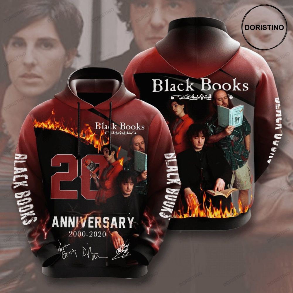 20 Years Of Black Books 3d Limited Edition 3d Hoodie