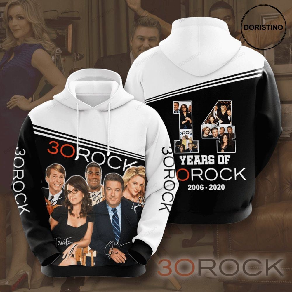 30 Rock 3d Awesome 3D Hoodie