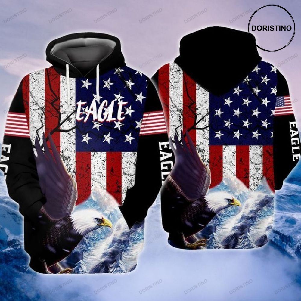 4th Of July Independence Day American Eagle V8 Limited Edition 3d Hoodie