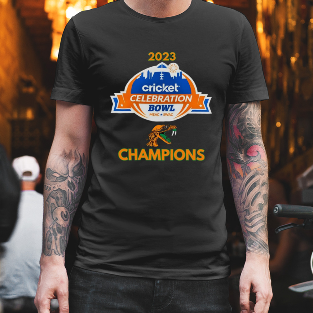Florida A&M Rattlers 2023 Celebration Bowl Champions shirt