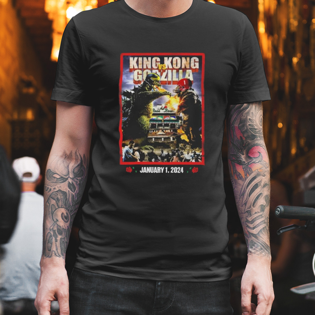 King Kong Vs Godzilla January 1 2024 T-shirt