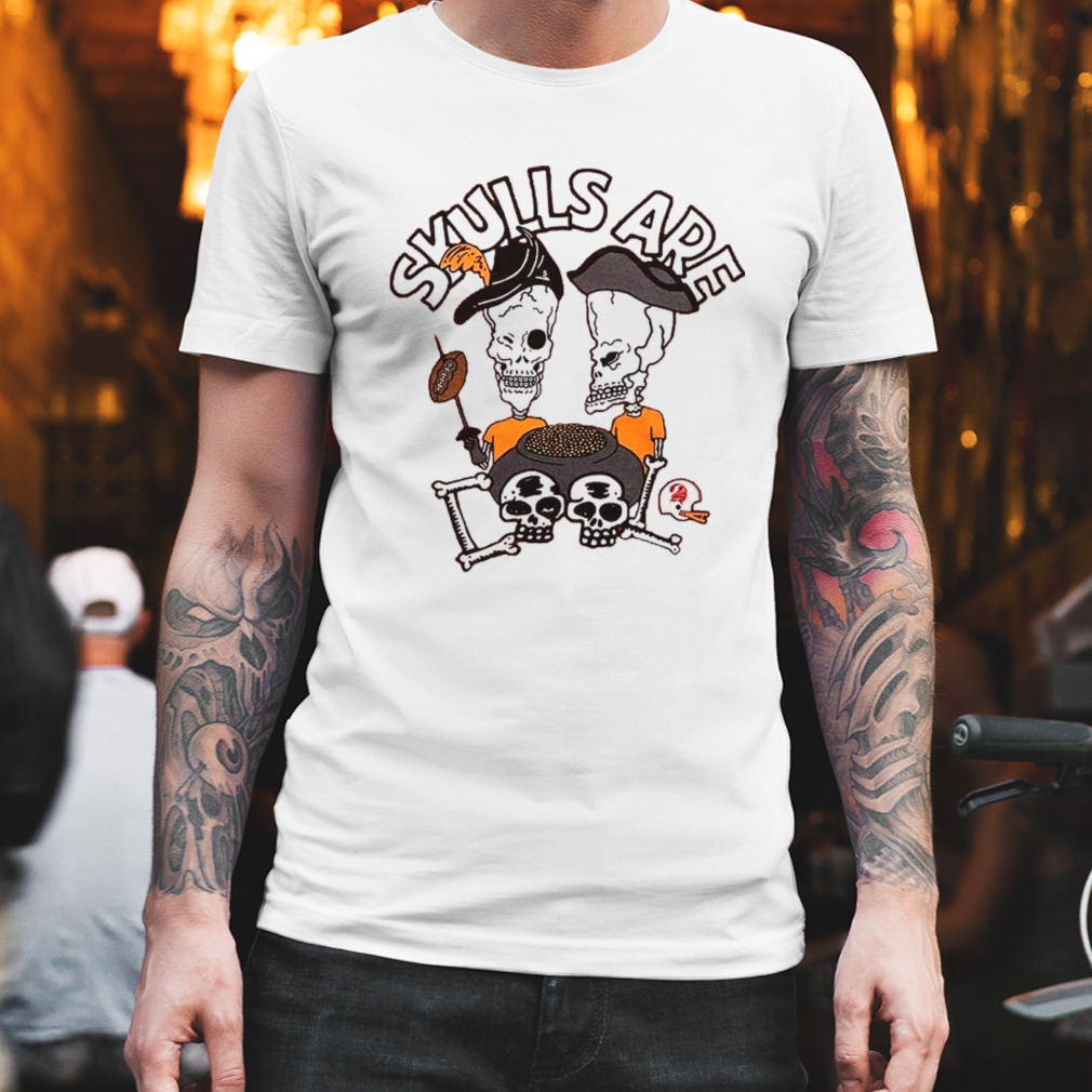 Beavis And Butt-head X Tampa Bay Buccaneers Skulls T-shirt