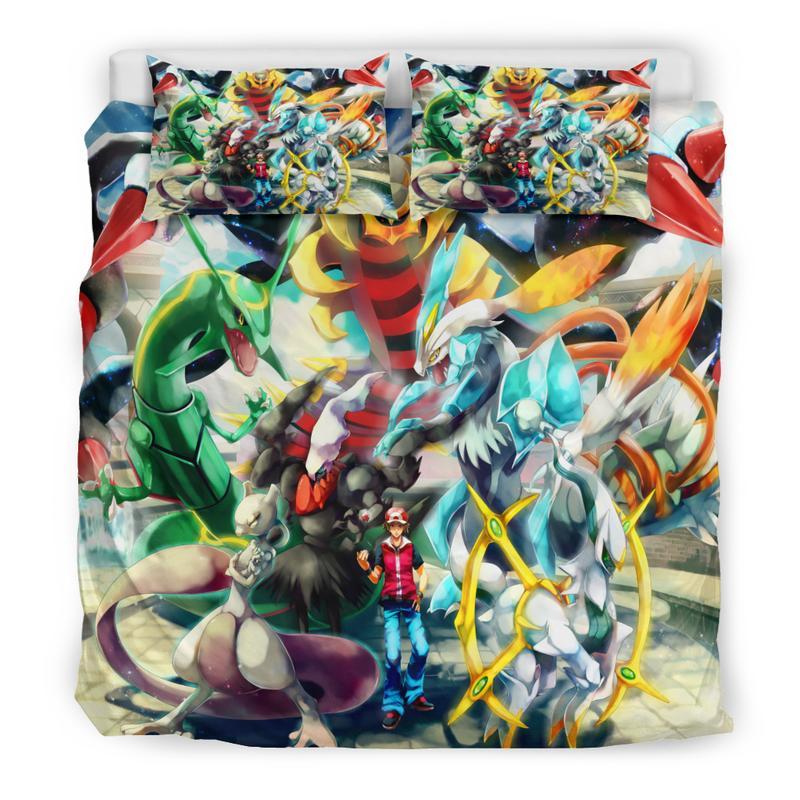 3d Pokemon Legends Duvet Cover Bedding Set