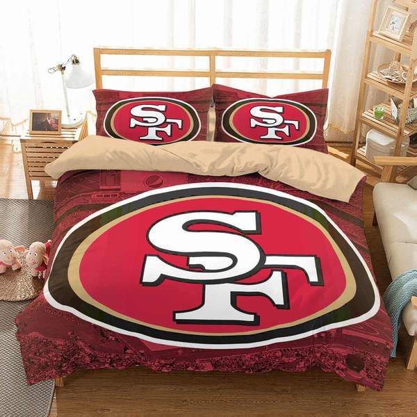 3d San Francisco 49ers Duvet Cover Bedding Set