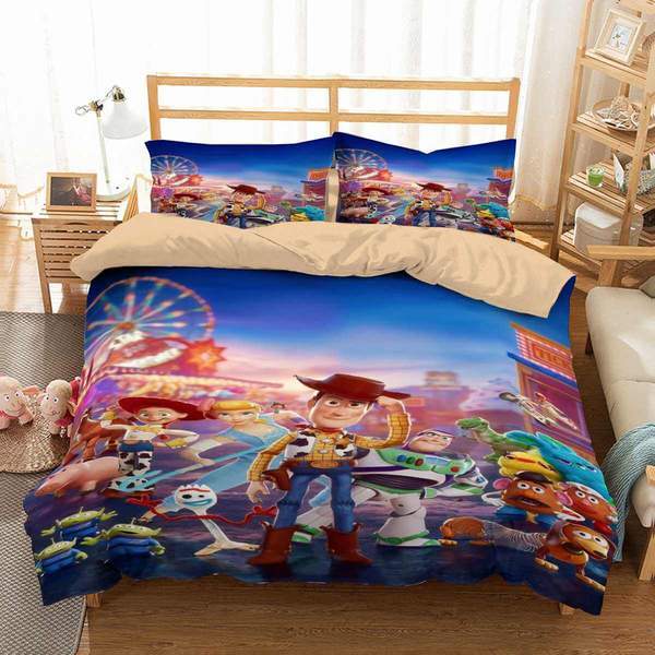 3d Toy Story 4 Duvet Cover Bedding Set