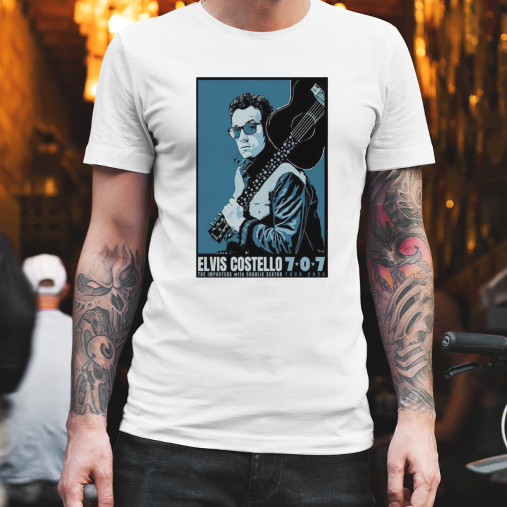 Elvis Costello Tour 2024 Poster Shirt