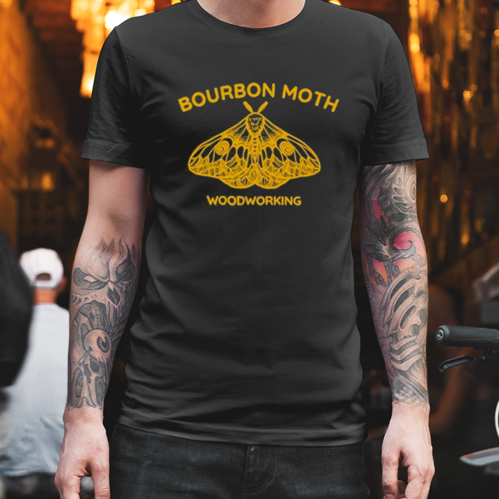 Bourbon Antenna Moth Woodworking shirt
